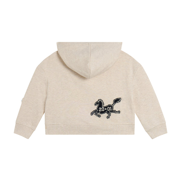 Felpa panna con patch per bambina Stella McCartney kids TZ4B30-Z3059 870 