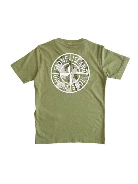 T-shirt verde salvia per bambino Stone Island L2S162100006 S0510 V0055 
