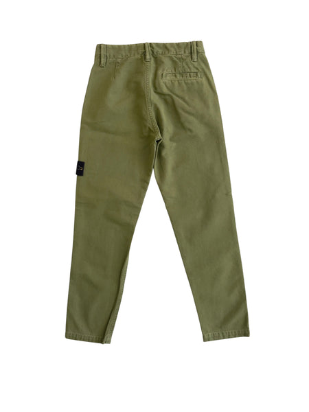 Pantalone verde militare per bambino Stone Island L2S163100002 S0104 V015G 