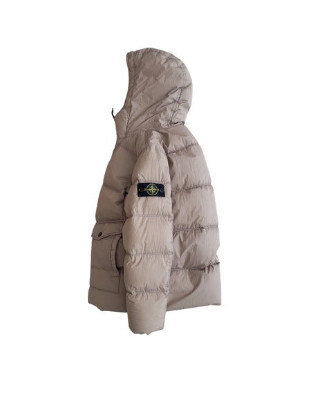 Piumino tortora per bambini Stone Island L2S164100012 S0A23 V0064 