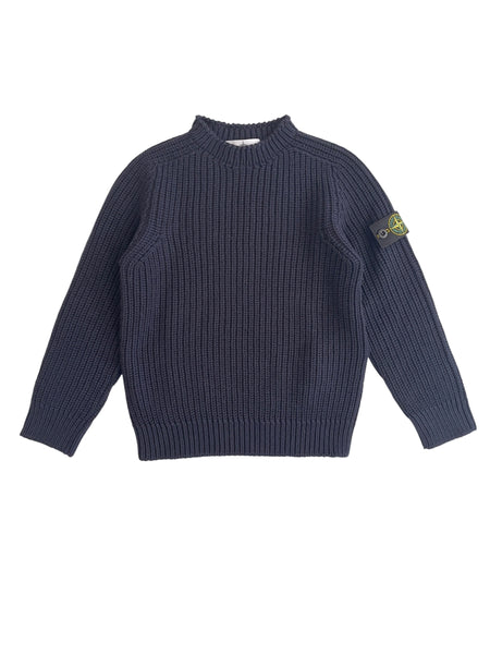 Maglia blu notte per bambini Stone Island L2S165100007 S0M21 V0020 