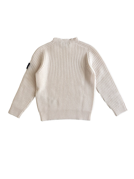 Maglia bianco panna per bambini Stone Island L2S165100007 S0M21 V0097 