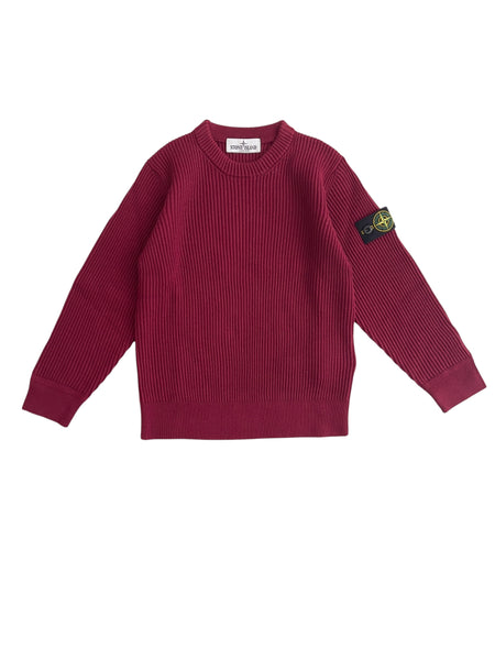 Maglia bordeaux per bambini Stone Island L2S165100010 S0C02 V0014 