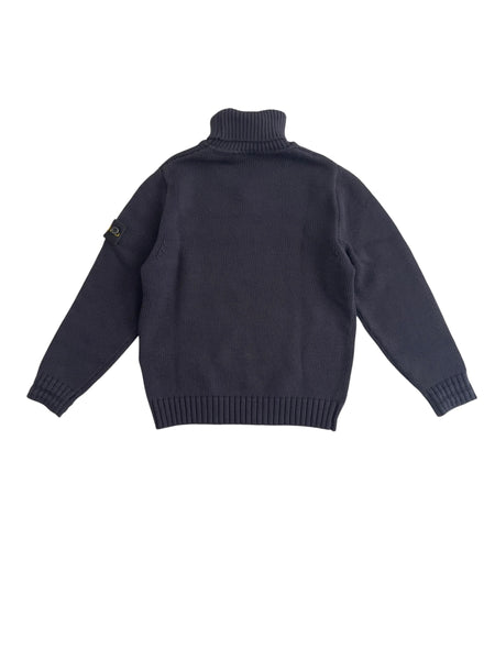 Maglia a collo alto nera per bambini Stone Island L2S165100018 S01A2 V0029 