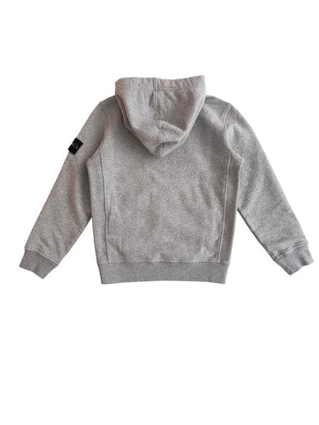 Felpa grigia con cappuccio per bambini Stone Island L2S166100004 S0M20 V0M64 