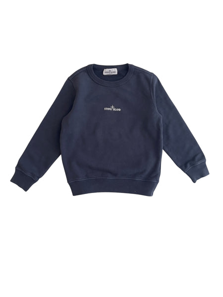 Felpa blu notte per bambino Stone Island L2S166100014 S0514 V0020 