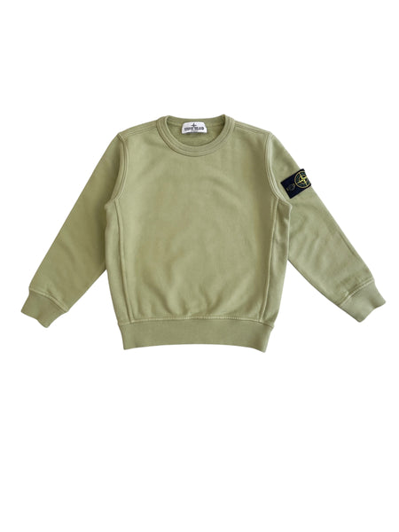 Felpa verde chiaro per neonato e bambino Stone Island L2S16610001 S0A20 V0055 