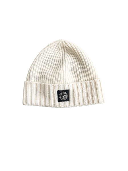 Cappello bianco panna per bambini Stone Island L2S16N100003 S00M3 V0001 