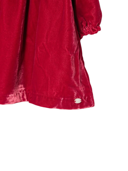 Abito in velluto rosso natale per neonata Tartine et Chocolat CD30081-0326H CERISE 
