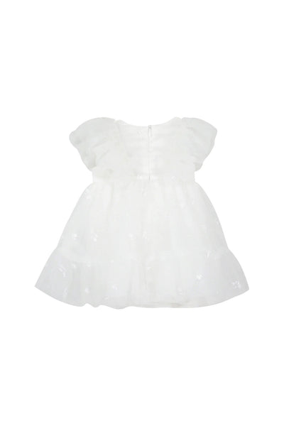 Abito in tulle bianco latte per neonata Tartine et Chocolat CD30301-1326H NACRE 