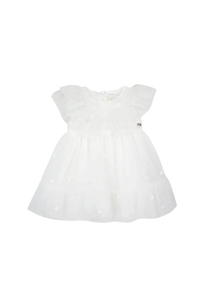 Abito in tulle bianco latte per neonata Tartine et Chocolat CD30301-1326H NACRE 