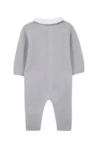 Tutina in maglia grigio per neonato Tartine et Chocolat CD32030-2026H GRIS CHINE 
