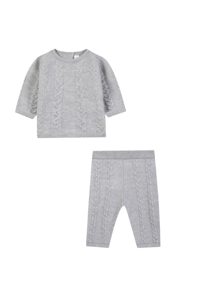 Completo maglia + pantalone per neonati Tartine et Chocolat CD36030-2026H GRIS CHINE 