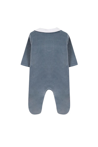 Tutina in velluto carta da zucchero per neonato Tartine et Chocolat CD54140-4726H DENIM 