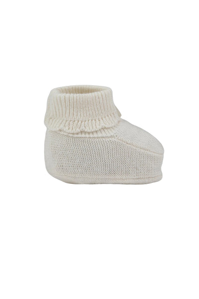 Pantofole nascita panna per neonati Tartine et Chocolat CD89010-1326H NACRE 