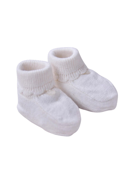 Pantofole nascita panna per neonati Tartine et Chocolat CD89010-1326H NACRE 