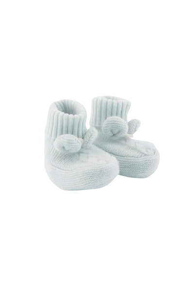 Pantofole nascita celeste per neonato Tartine et Chocolat CD89020-4126H BLUE CIEL 