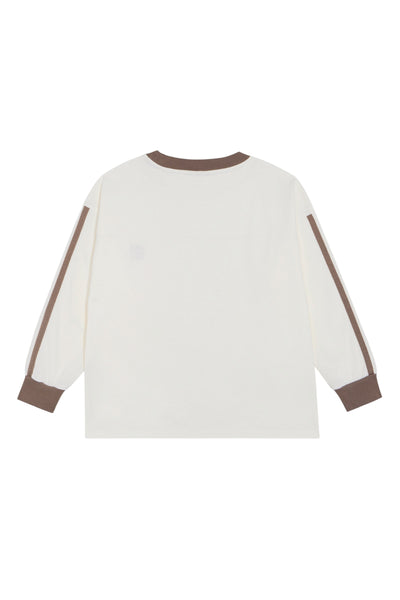 T-shirt panna per bambino The Campamento TC-AW26-35 ECRU 