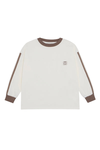 T-shirt panna per bambino The Campamento TC-AW26-35 ECRU 
