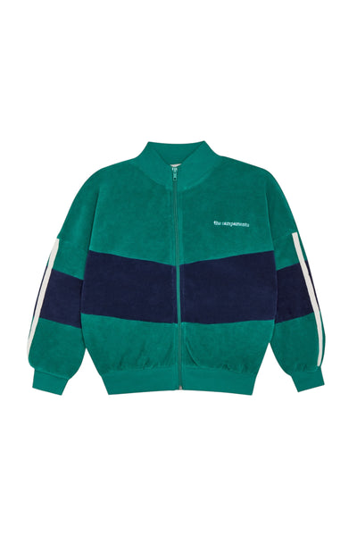 Felpa verde e blu per bambino The Campamento TC-AW26-65 GREEN 