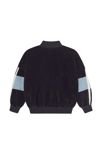 Felpa grafite e celeste per bambino The Campamento TC-AW26-66 GREY 