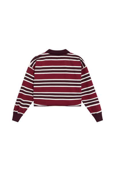 Polo cropped a righe multicolor per bambina The New Society ALFIE TEEN POLO ALFIE 