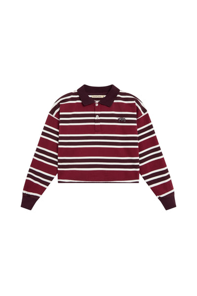 Polo cropped a righe multicolor per bambina The New Society ALFIE TEEN POLO ALFIE 