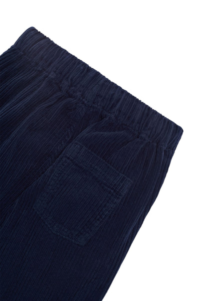 Pantalone blu in velluto a coste per bambini The New Society ELIO CORDUROY TROUSER BLACK 