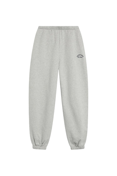 Pantaloni in felpa grigi con logo per bambini The New Society MOCHI TEEN JOGGING LIGHT GREY 