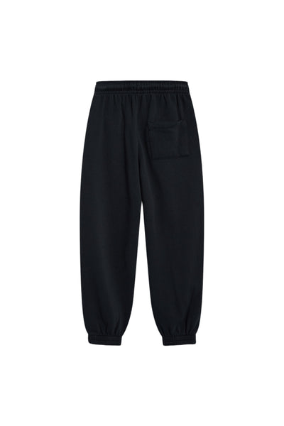 Pantalone nero in felpa per bambini The New Society TNS LOGO JOGGING FORGED IRON 