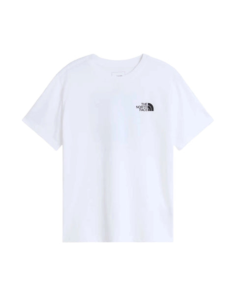T-shirt bianca con logo per bambini The North Face NF0A8CVAFN41 FN41 