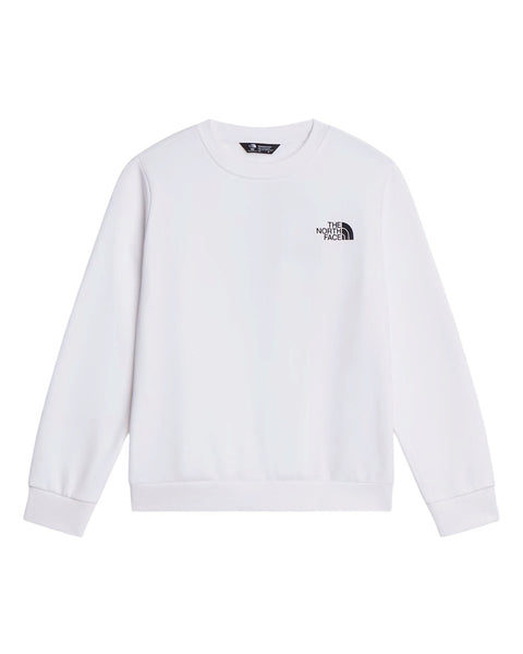 Felpa bianco ottico per bambini The North Face NF0A8F9WFN41 FN41 