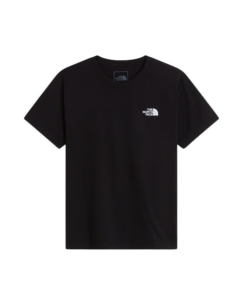 T-shirt nera con logo per bambini The North Face NF0A8F9ZJK31 JK31 