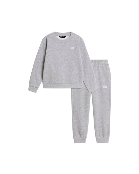 Completo felpa + pantalone grigio per bambino The North Face NF0A8H5CCQO1 CQO1 