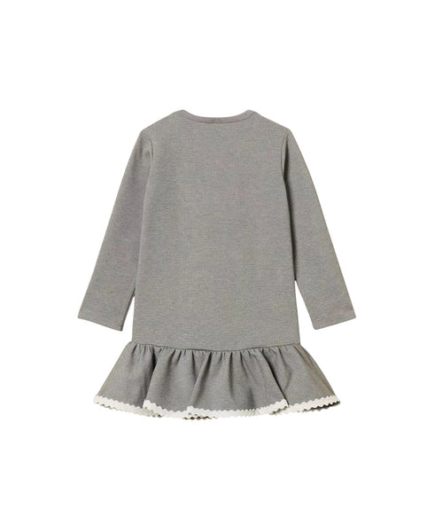 Abito grigio pietra per neonata e bambina Twin set 262GB202B 12837 