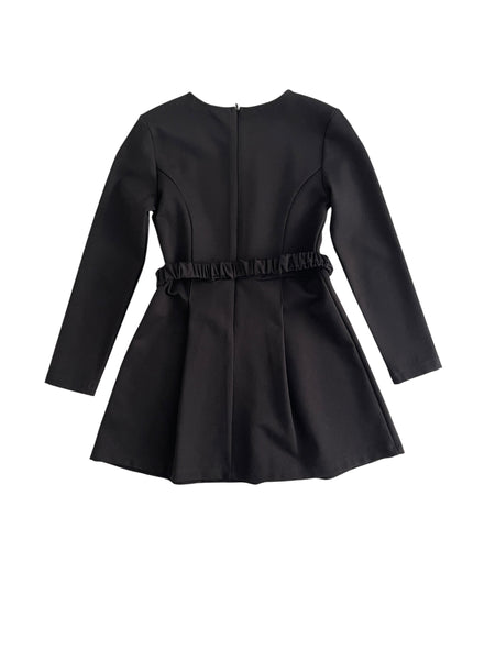 Abito nero per bambina Twin set 262GJ2083 00006 