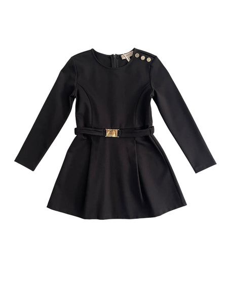 Abito nero per bambina Twin set 262GJ2083 00006 