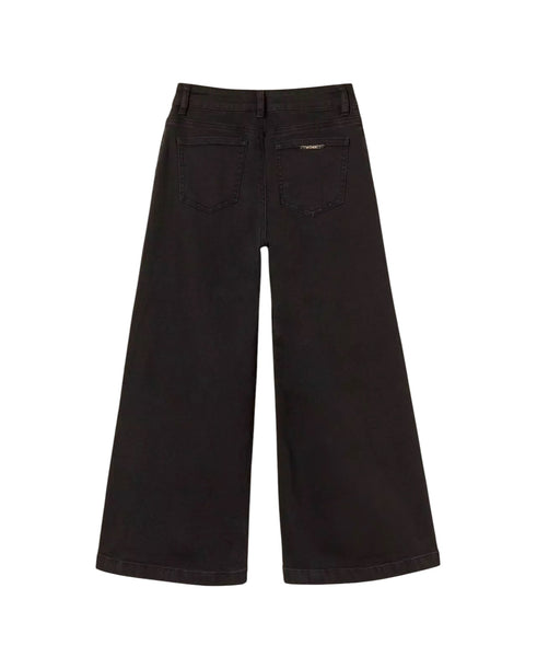Jeans in denim nero per bambina Twin set 262GJ2240 00006 