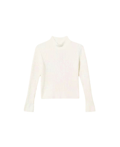 Lupetto bianco latte per bambina Twin set 262GJ3071 00282 