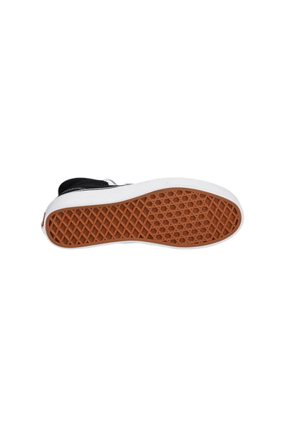 Sneakers caviglia alta neri con lacci bianchi per bambini Vans VN000V93BMW1 BLACK/WHITE 