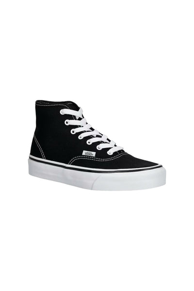 Sneakers caviglia alta neri con lacci bianchi per bambini Vans VN000V93BMW1 BLACK/WHITE 