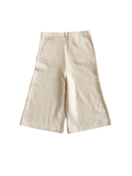 Pantalone in maglia panna per neonata e bambina Zhoe & Tobiah KTL18 230 