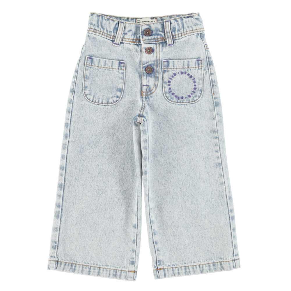 Jeans palazzo per bambina