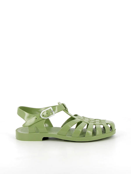 Sandali oliva per neonati e bambini