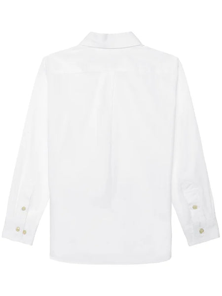 Camicia bianca per neonato e bambino