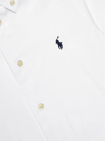 Camicia bianca per neonato e bambino