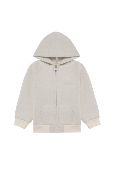 Felpa in neoprene aperta con logo per bambini