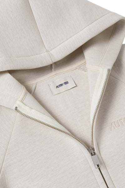 Felpa in neoprene aperta con logo per bambini