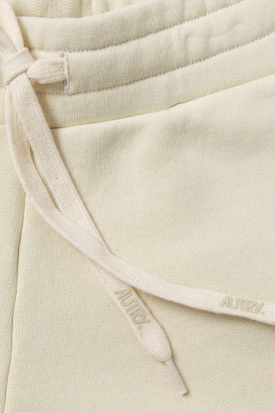 Short in felpa burro con logo per bambini