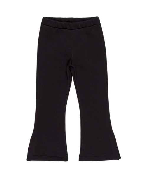 Pantalone in felpa nero per bambina